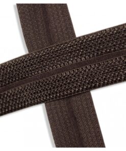 Elastisches Poly-Glanzband - Brown