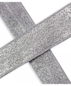 Elastisches Lurex-Band - Silver